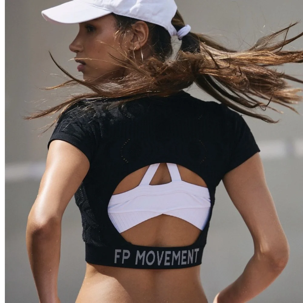 FP Movement by Free People Black Crop Top - Picture 2 of 4